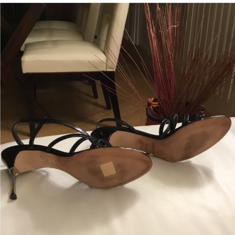 Sergio Rossi Black Sandals Elegant Design